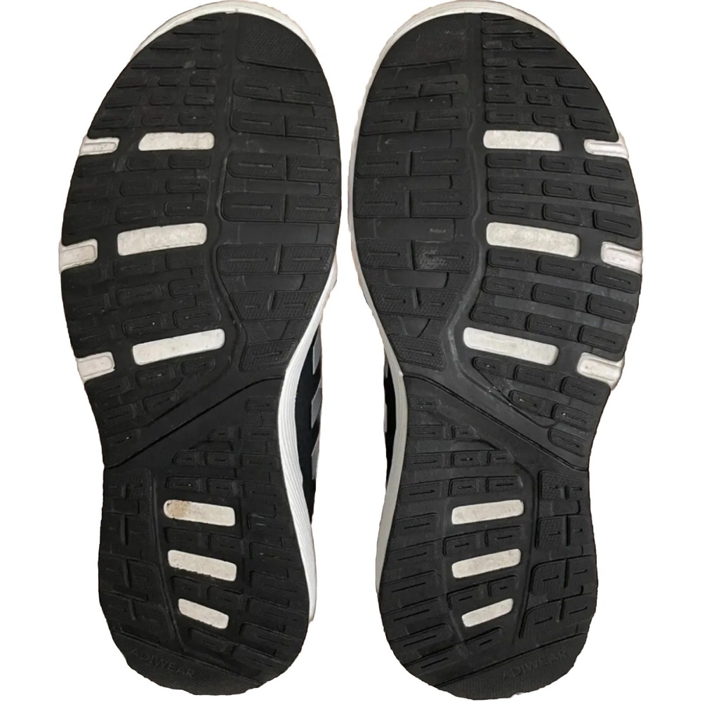 Adidas Women's Black & White Cloudfoam Athletic Running Shoes - Picture 4 of 8